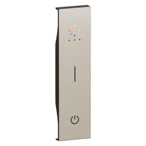 Enjoliveur interrupteur sans fil Living Now 1 module - Champagne
