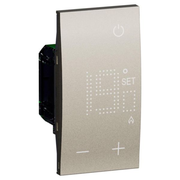 Thermostat électronique 230 V écran rétroéclairé Living Now 2 modules