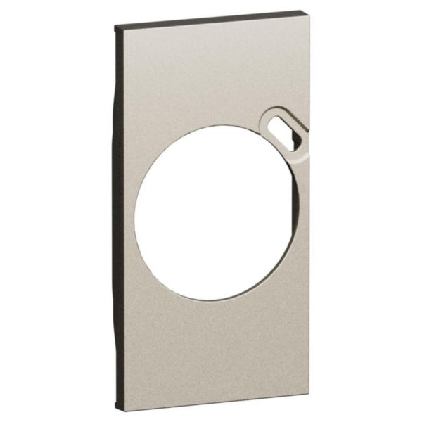 Enjoliveur prise GER + USB 2 modules Living Now champagne