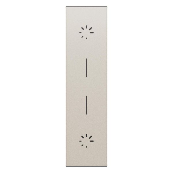 Enjoliveur double variateur Living Now 1 module - Champagne