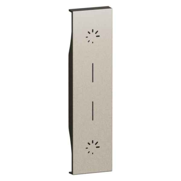 Enjoliveur double variateur Living Now 1 module - Champagne