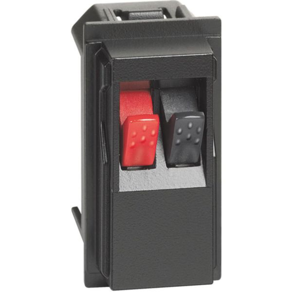 Prise audio pour haut-parleurs Living Now avec enjoliveur noir mat - 1 module - Page 4