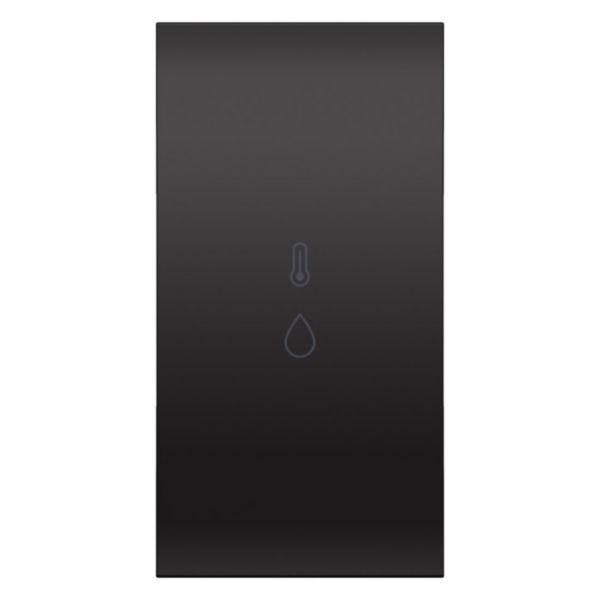 Enjoliveur capteur température et humidité Living Now 2 modules - Noir