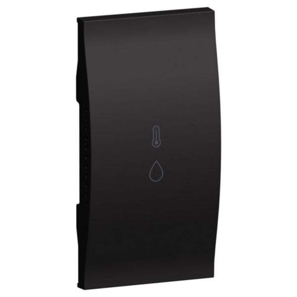 Enjoliveur capteur température et humidité Living Now 2 modules - Noir
