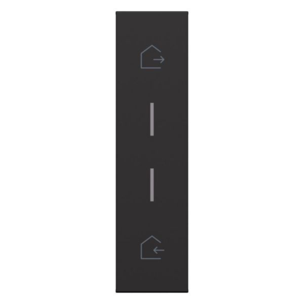 Enjoliveur départ/arrivée Living Now 1 module - Noir