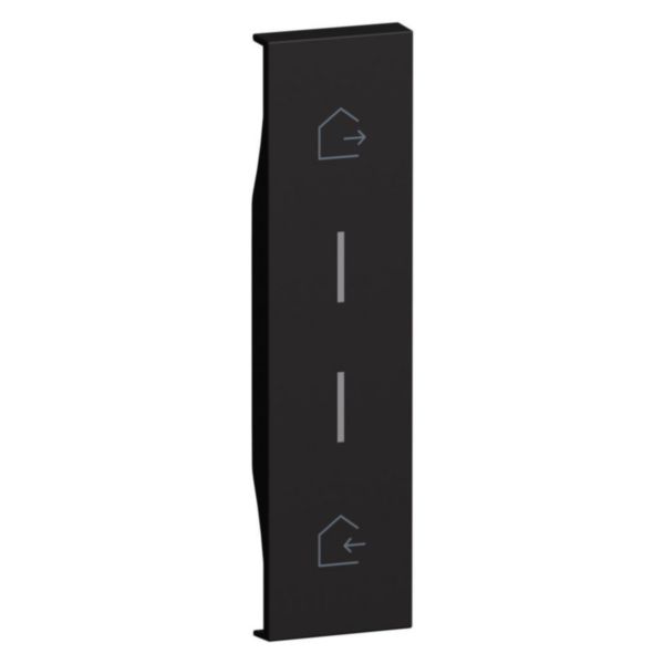 Enjoliveur départ/arrivée Living Now 1 module - Noir