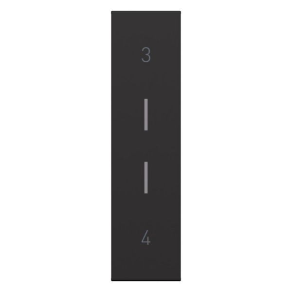 Enjoliveur fonction 3-4 Living Now 1 module - Noir