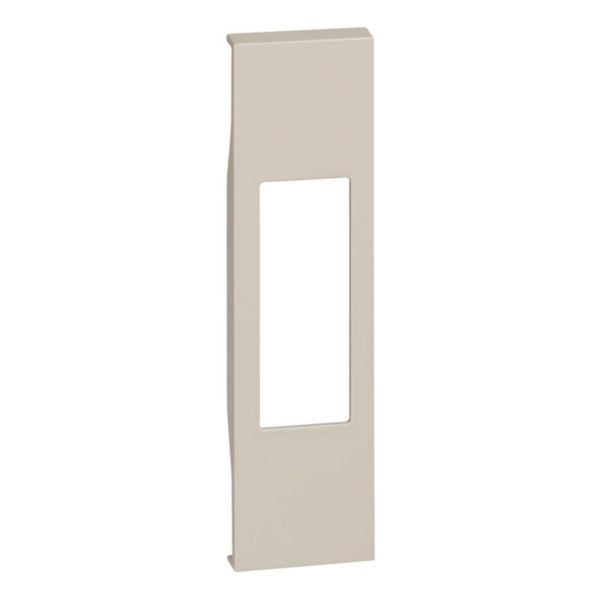 Plastron de finition Living Now pour interrupteur bipolaire 1 module - sable