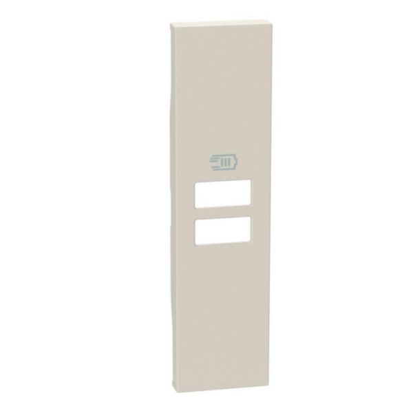 Enjoliveur Living Now pour prise USB 1 module - Sable