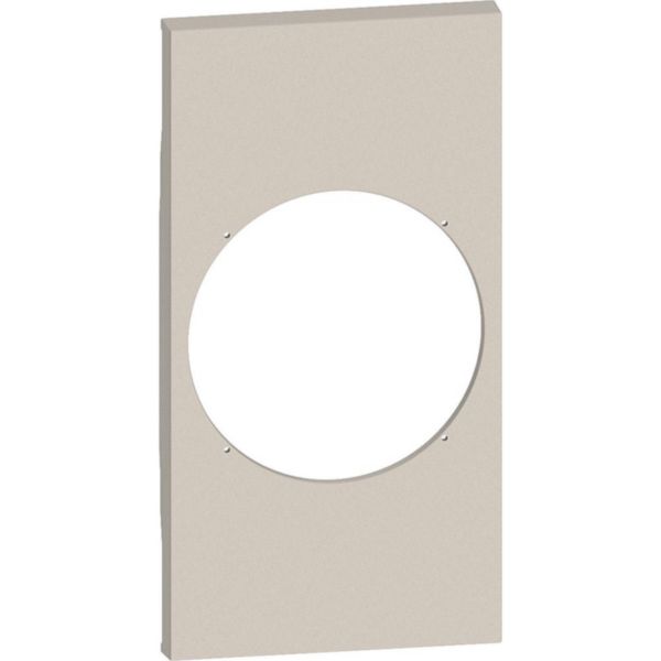 Plastron de finition Living Now with Netatmo pour prise connectée 2 modules - sable