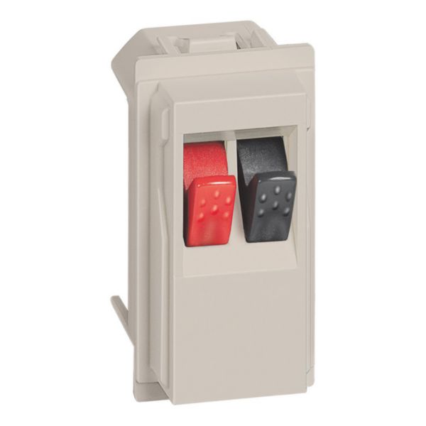 Prise audio pour haut-parleurs Living Now avec enjoliveur sable - 1 module - Page 4