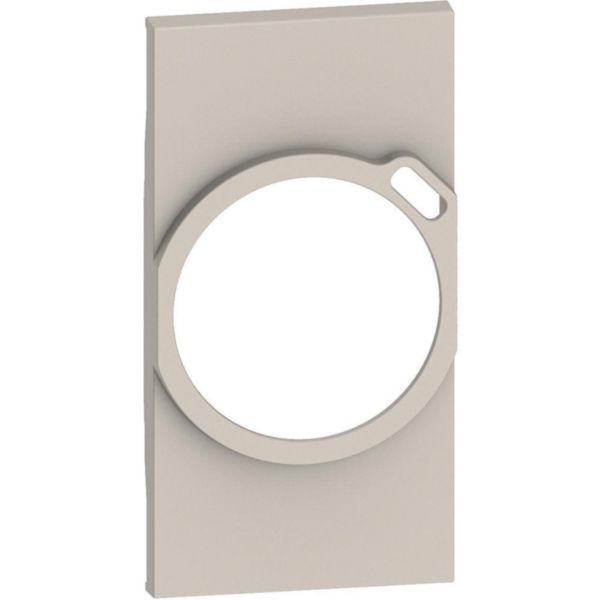 Enjoliveur Living Now pour prise + prise USB 2 modules - Sable