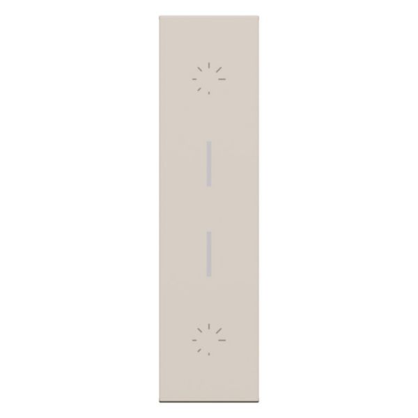 Enjoliveur double variateur Living Now 1 module - Sable