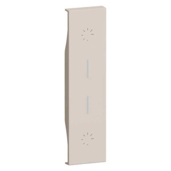 Enjoliveur double variateur Living Now 1 module - Sable
