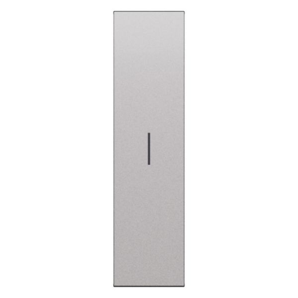 Enjoliveur interrupteur 1 module Living Now acier