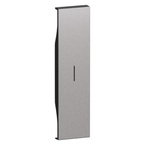 Enjoliveur interrupteur 1 module Living Now acier