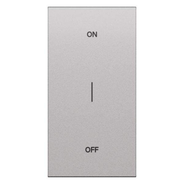 Enjoliveur ON/OFF Living Now 2 modules - Acier