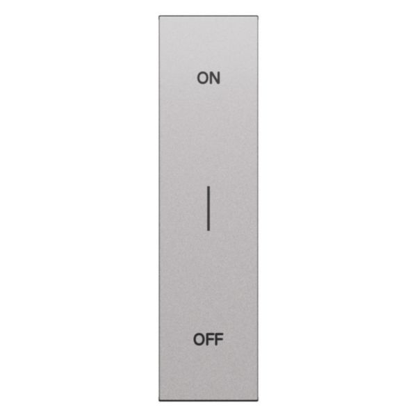 Enjoliveur ON/OFF Living Now 1 module - Acier