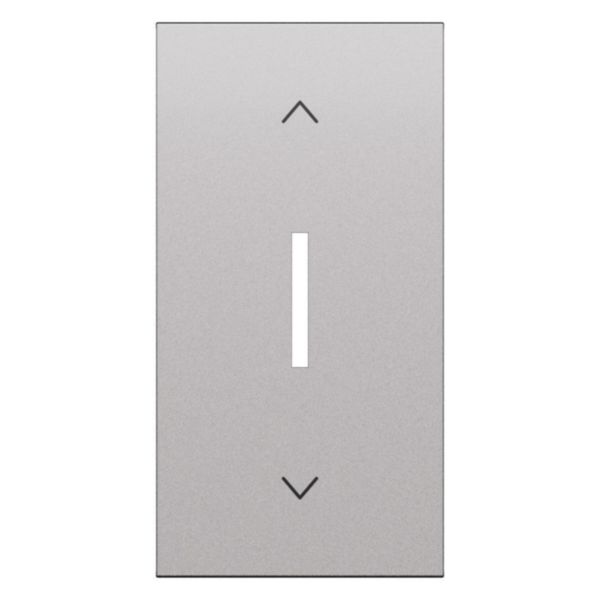 Enjoliveur interrupteur sans fil 2 modules Living Now acier