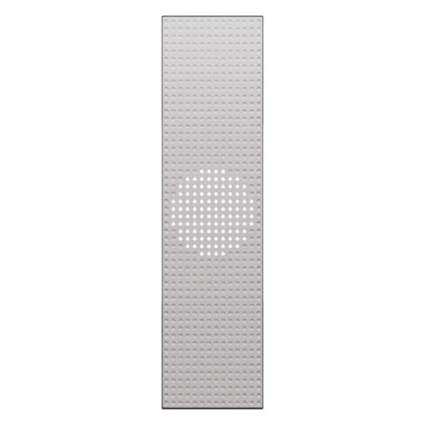 Enjoliveur pictogramme sonnette 1 module Living Now acier