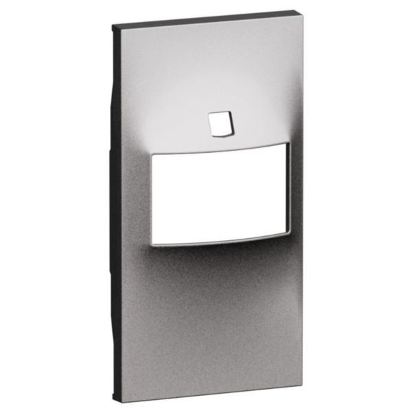 Enjoliveur détecteur infrarouge 2 modules Living Now acier