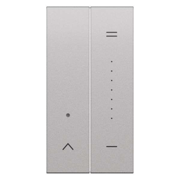 Enjoliveur variateur 2 modules Living Now acier