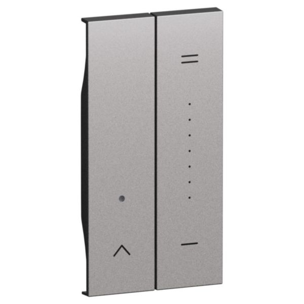 Enjoliveur variateur 2 modules Living Now acier