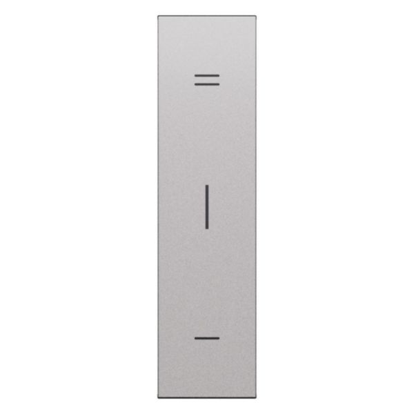 Enjoliveur variateur Living Now 1 module - Acier