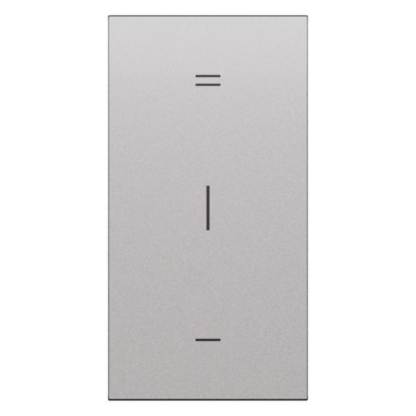 Enjoliveur variateur Living Now 2 modules - Acier