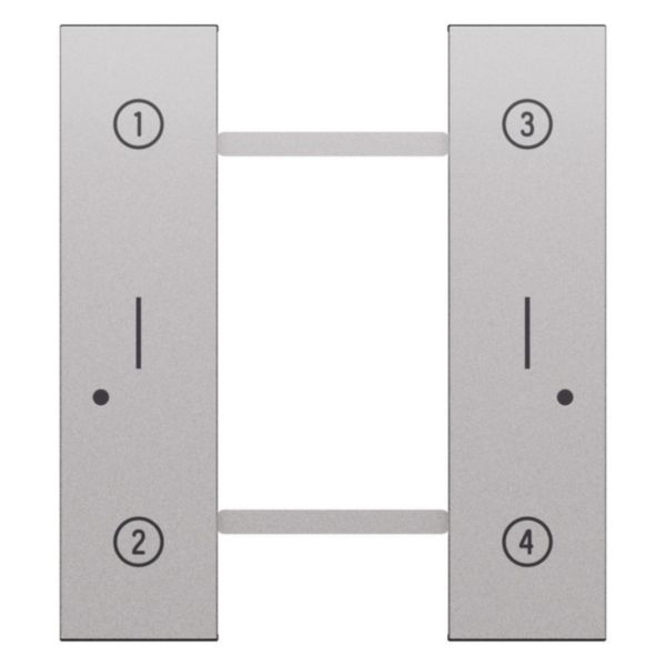 Enjoliveur commande sans fil 4 scénarios Living Now - Acier