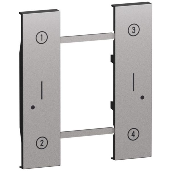 Enjoliveur commande sans fil 4 scénarios Living Now - Acier