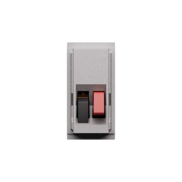 Prise audio haut-parleurs Living Now - Acier