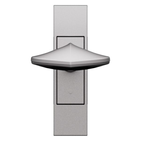 Liseuse + va-et-vient 230 V Living Now acier 1 module