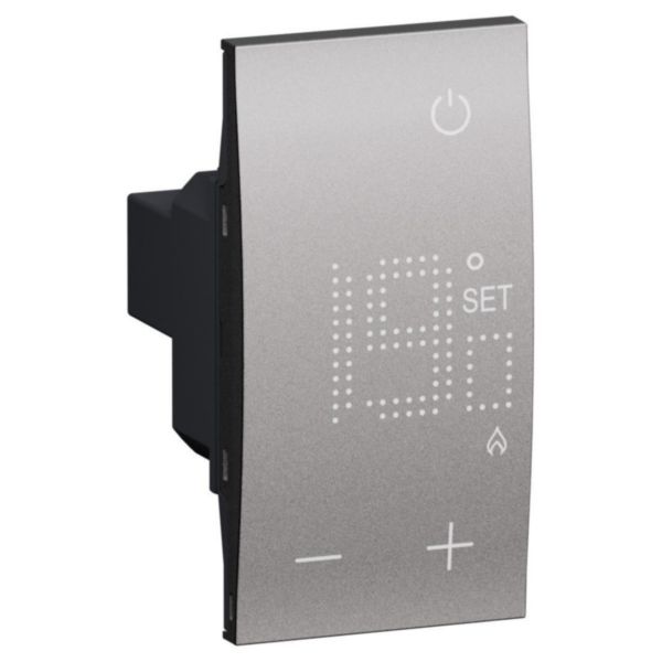 Thermostat ambiance 230 V écran rétroéclairé Living Now 2 modules