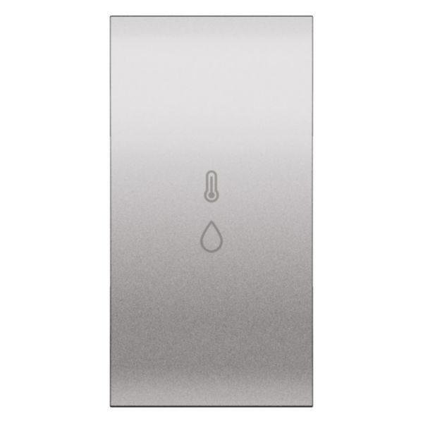 Enjoliveur capteur température et humidité Living Now 2 modules - Acier