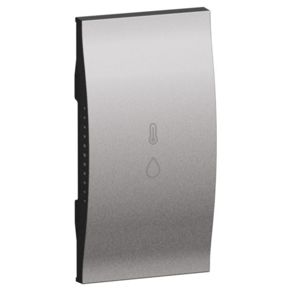 Enjoliveur capteur température et humidité Living Now 2 modules - Acier