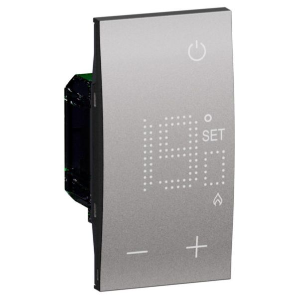 Thermostat électronique 230 V écran rétroéclairé Living Now 2 modules