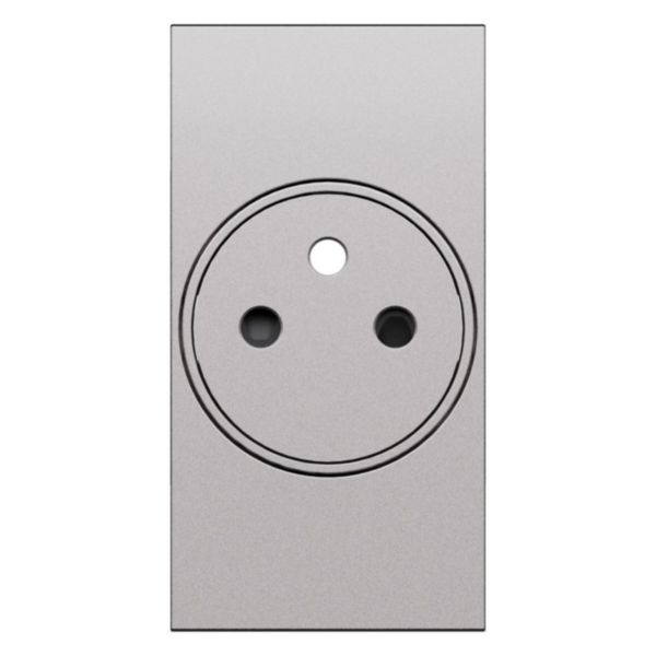 Prise de courant surface Living Now 2 modules acier