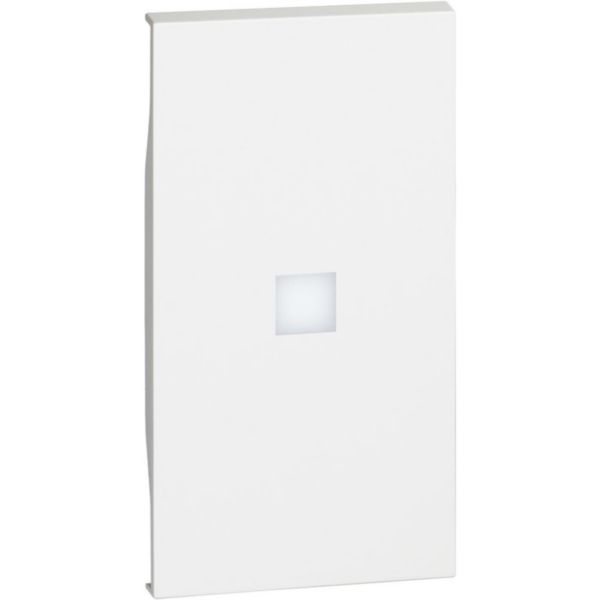 Enjoliveur Living Now haute luminosité MyHOME_Up 2 modules - blanc