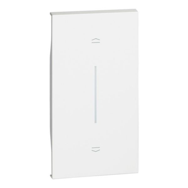 Enjoliveur Living Now avec symbole montée/descente MyHOME_Up 2 modules - blanc