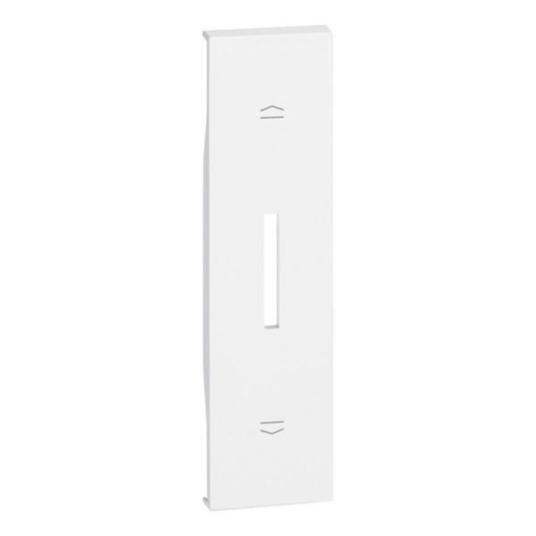 Enjoliveur Living Now pour interrupteur de volets roulants 1 module - blanc