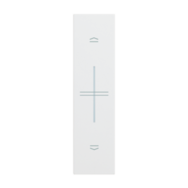 Enjoliveur Living Now with Netatmo pour interrupteur et commande de volets roulants 1 module - blanc