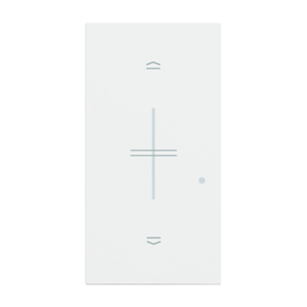 Enjoliveur Living Now with Netatmo pour interrupteur de volets roulants connecté 2 modules - blanc