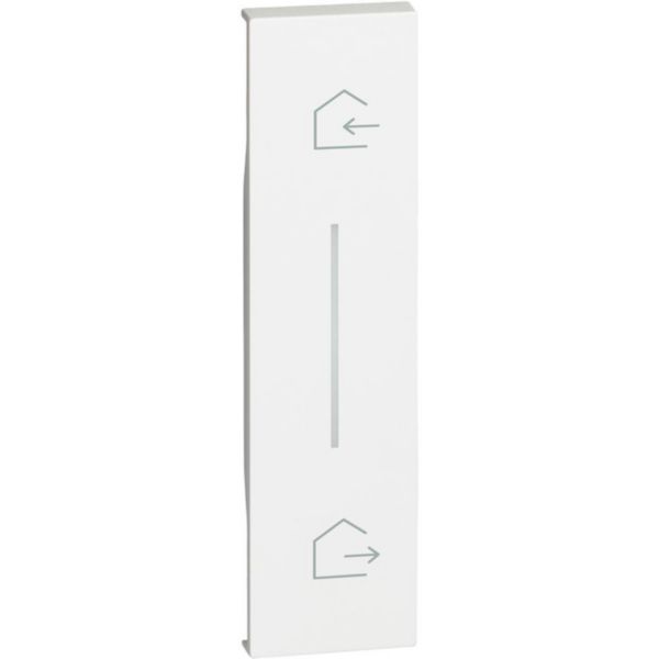 Enjoliveur Living Now with Netatmo pour commande générale sans fils Départ/Arrivée 1 module - blanc