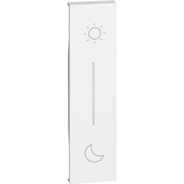 Enjoliveur Living Now with Netatmo pour commande sans fils Lever/Coucher 1 module - blanc