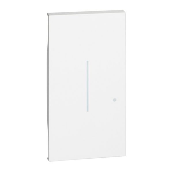 Enjoliveur Living Now with Netatmo pour commande sans fils d'éclairage et prise 2 modules - blanc