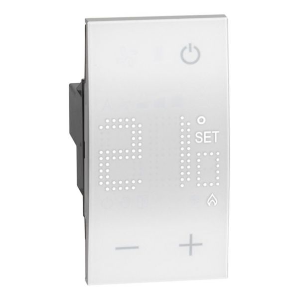 Thermostat électronique avec écran rétro-éclairé Living Now 230V~ avec enjoliveur blanc - 2 modules - Page 14