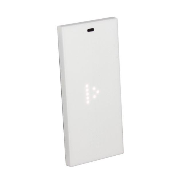 Touche tactile multifonction personnalisable Living Now 1 module pour dalle électrique MyHOME_Up - blanc