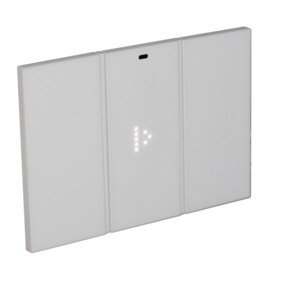 Touche tactile multifonction personnalisable Living Now 1 module pour dalle électrique MyHOME_Up - blanc