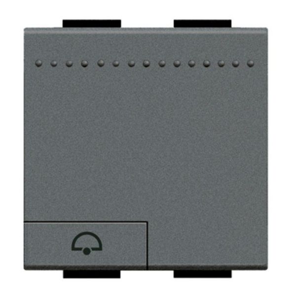 Manette Livinglight symbole sonnette 2 modules - anthracite